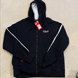 Polo by Ralph Lauren Black and White Hoodie Jacket